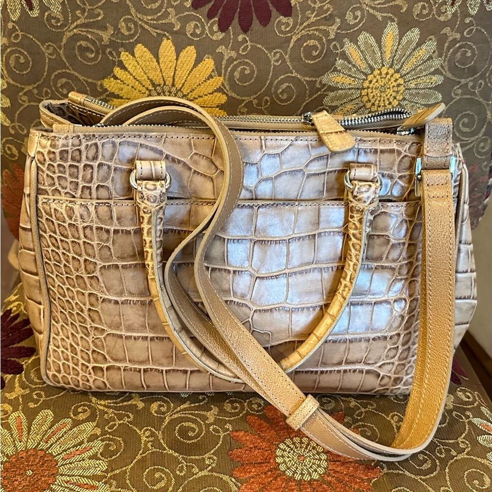 Tan leather Brighton handbag